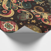 Dazzling Christmas Motifs 2 option ラッピングペーパー (角)