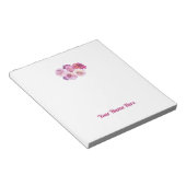 Dazzling Dahlia Personalized Notepad ノートパッド (アングル)