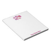 Dazzling Dahlia Personalized Notepad ノートパッド (アングル)