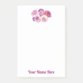 Dazzling Dahlia Post It Notes ポストイット