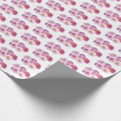 Dazzling Dahlias Personalized  ラッピングペーパー (角)