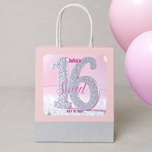  dazzling diamond sweet sixteen pink glam birthday