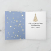 Dazzling Family Christmas Tree カード (内部)