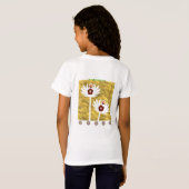 Dazzling flower style tシャツ (裏面フル)