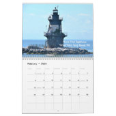 Dazzling Lighthouses o t Northeast wall calendar カレンダー (2月 2026)