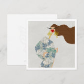 Dazzling Style Glam Fashion Art Card 招待状 (正面/裏面)