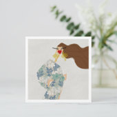 Dazzling Style Glam Fashion Art Card 招待状 (スタンド正面)