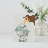 Dazzling Style Glam Fashion Art Postcard ポストカード (スタンド正面)