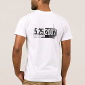 dbの閉鎖5.25.2007 tシャツ (裏面)