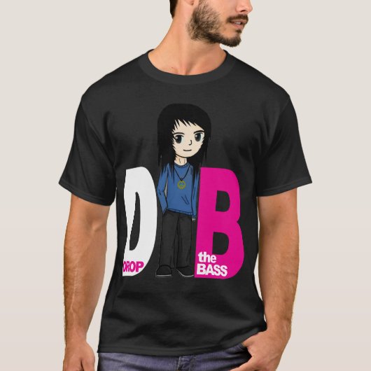 DBは低音のTシャツを落とします(新しい) Tシャツ (正面)
