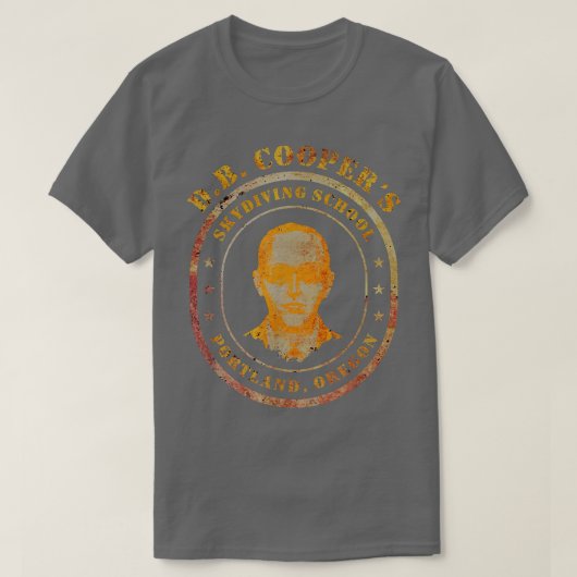 DBクーパー Tシャツ (デザイン正面)