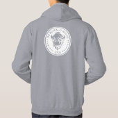 DBバッファローハウスフード付きスウェットシャツ パーカ (裏面)