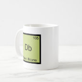 Db - ダニエル・ブーン おもしろ 化学 元素記号 コーヒーマグカップ (正面左)