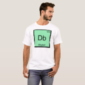 Db - ディンジバット 化学元素記号 おもしろTシャツ Tシャツ (正面フル)