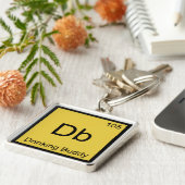 Db - ドリンキング・バディ 化学元素記号Tシャツ キーホルダー (側面)