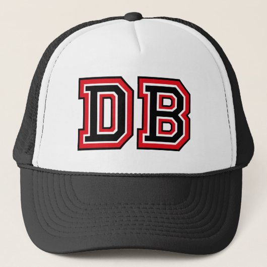 "DB"モノグラム キャップ (正面)
