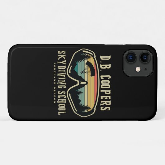 DB coopers skydiving school Portland oregon  Case-Mate iPhoneケース (裏面(横))