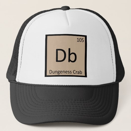 Db - Dungeness Crani Chemistry Periodic表 キャップ (正面)