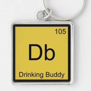 Db - Workning Buddy Chemistry要素シンボルTee キーホルダー
