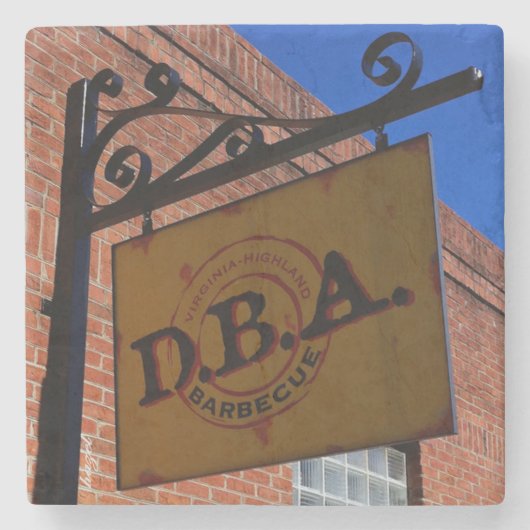 DBA、Virginia Highland、Atlanta Marble Stone Coast ストーンコースター (正面)