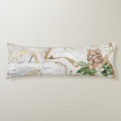 DBL面の美しい大理石のパターンとPuma ボディピロー (正面)