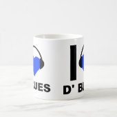 D'Bluesを愛する面白いマグカップ コーヒーマグカップ (中央)