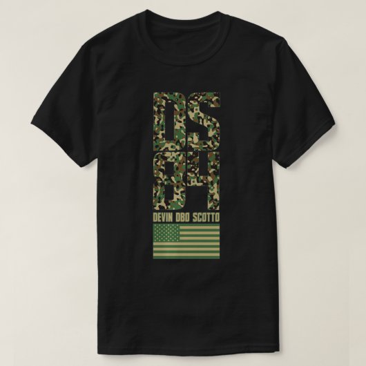 DBO迷彩柄1 Tシャツ (デザイン正面)