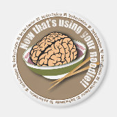 DBS麺料理を使う マグネット (正面)