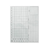 DBTデイリーカードメモ帳 – 40シートグリーンマーブル ノートパッド (回転)