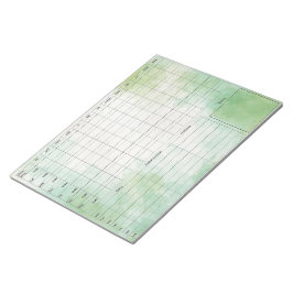 DBT乳製品カードメモ帳 – 40枚緑 ノートパッド