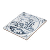 DBT03デルフトの聖書のデザインのセラミックタイル タイル (側面)