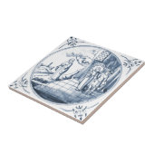 DBT09デルフトの聖書のデザインのセラミックタイル タイル (側面)