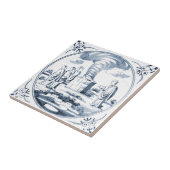 DBT10デルフトの聖書のデザインのセラミックタイル タイル (側面)