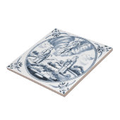 DBT14デルフトの聖書のデザインのセラミックタイル タイル (側面)