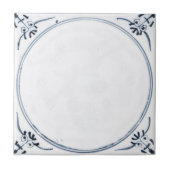 DBT18デルフトの聖書のデザインのセラミックタイル タイル (正面)