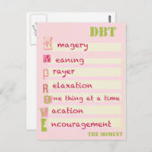 DBT – モーメントの改善 ポストカード (正面/裏面)