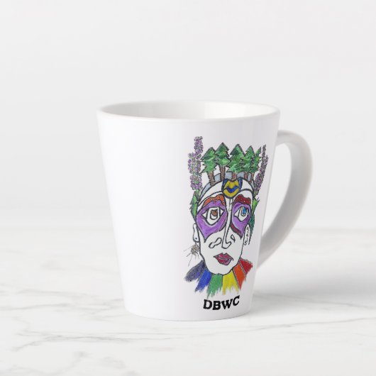 DBWCクイーン カフェラテマグ (右アングル)