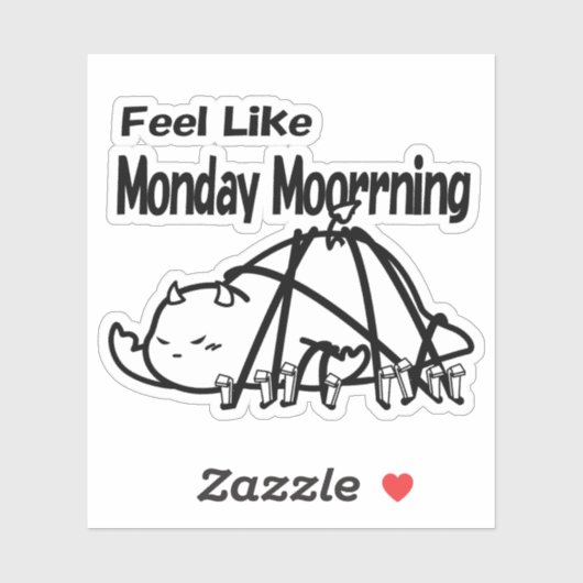 DBYの月曜日の朝 シール (シート)