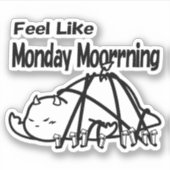 DBYの月曜日の朝 シール (正面)