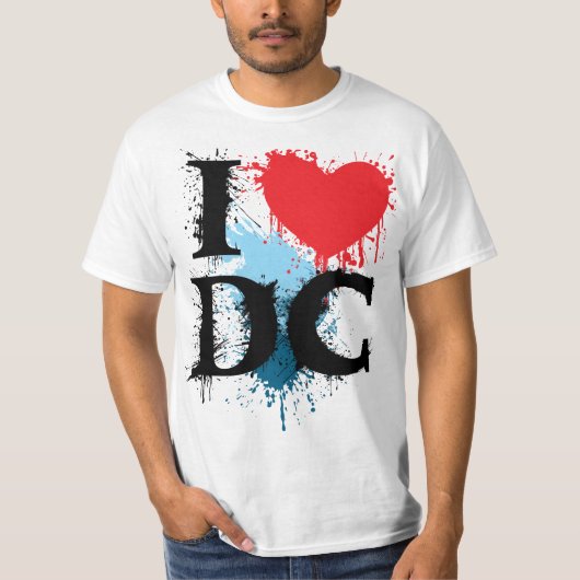 DCが大好き - ペイント Tシャツ (正面)