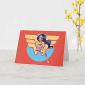 DCすごいヒーロー女子疑問に思女性 カード (黄色い花)