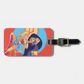 DCすごいヒーロー女子疑問に思女性 ラゲッジタグ (正面横)