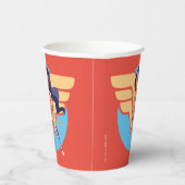 DCすごいヒーロー女子疑問に思女性 紙コップ (右)