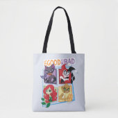 Dcすごい悪役の女の子悪いことは良い トートバッグ (正面)