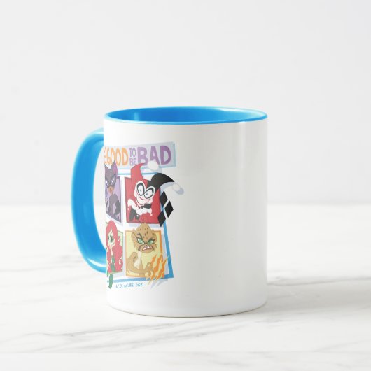 Dcすごい悪役の女の子悪いことは良い マグカップ (正面左)