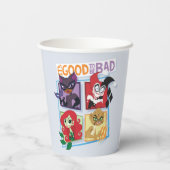 Dcすごい悪役の女の子悪いことは良い 紙コップ (裏面)