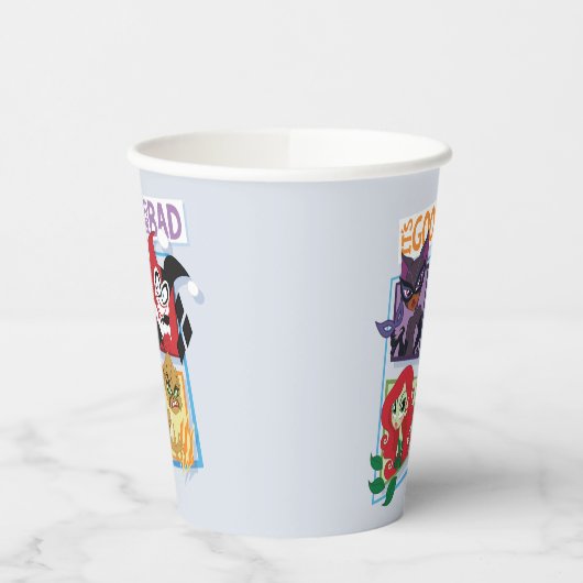 Dcすごい悪役の女の子悪いことは良い 紙コップ (左)