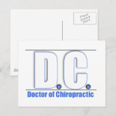 DCのタイトル- OF CHIROPRACTIC MEDICINE博士 ポストカード (正面/裏面)