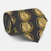 DCのロゴ- CHIROPRACTIC CADUCEUS博士 ネクタイ (ロール)