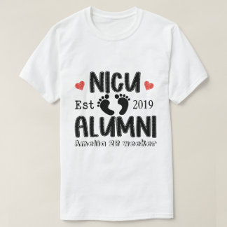DCカスタムプリエミーシャツ、NICU生存者シャツ Tシャツ